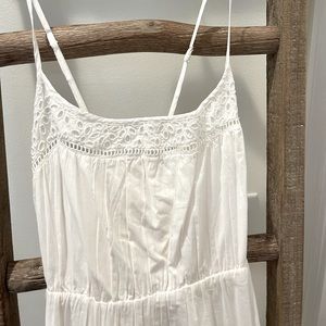 J. Crew White Midi Dress